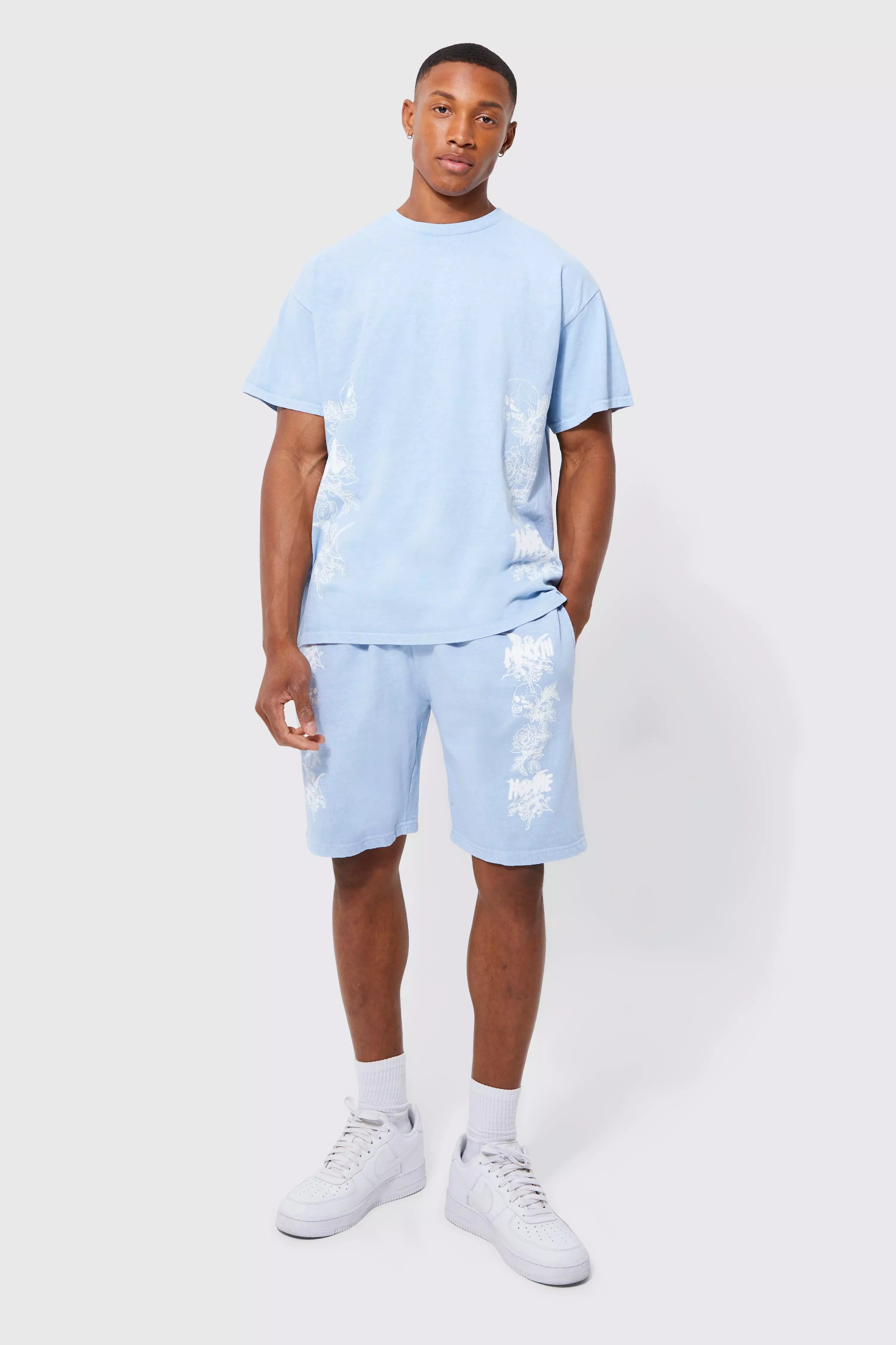 Boohoo store blue shorts